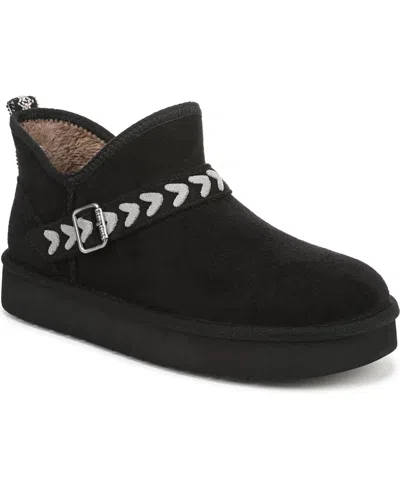 Blowfish Malibu Women's Mokolo Round Toe Pull On Platform Short Boots In Black