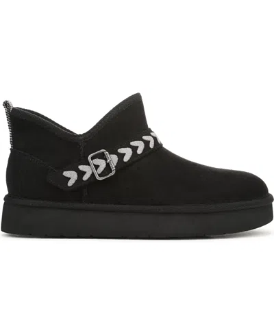 Blowfish Malibu Women's Mokolo Round Toe Pull On Platform Short Boots In Black