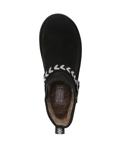 Blowfish Malibu Women's Mokolo Round Toe Pull On Platform Short Boots In Black