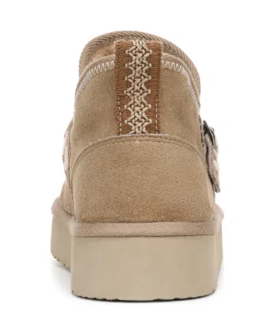 Blowfish Malibu Women's Mokolo Round Toe Pull On Platform Short Boots In Nude