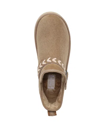 Blowfish Malibu Women's Mokolo Round Toe Pull On Platform Short Boots In Nude