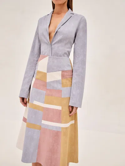 Alexis Renn Skirt In Gray