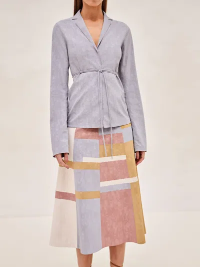 Alexis Renn Skirt In Gray