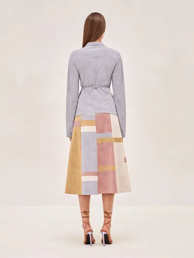 Alexis Renn Skirt In Gray