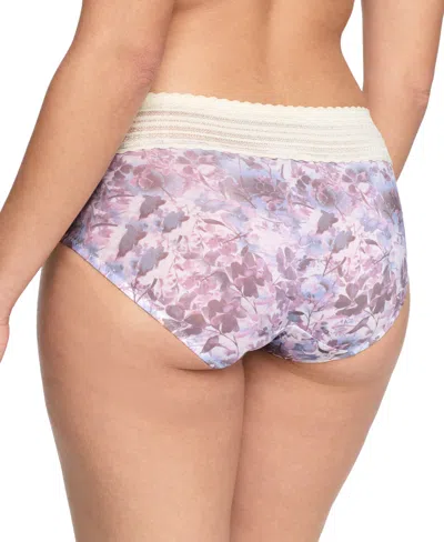 Warner's Warners No Pinching, No Problems Dig-free Comfort Waist With Lace Microfiber Hipster 5609j In Pink