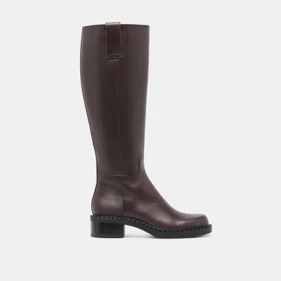 Dolce Vita Glory H2o Boots Cedar Leather In Brown