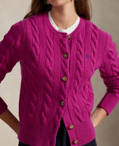 Polo Ralph Lauren Cardigan In Pink