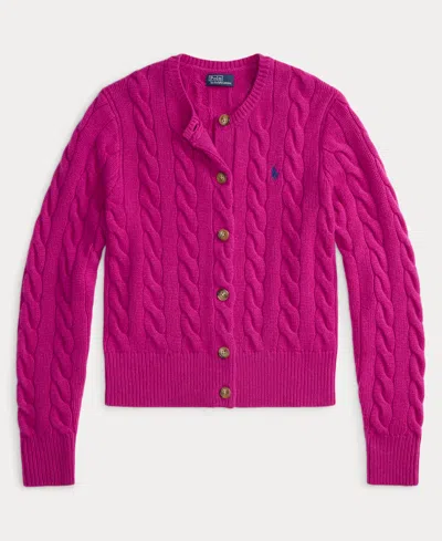 Polo Ralph Lauren Cardigan In Pink