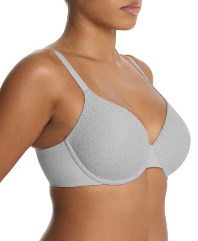 Natori Comfort Evolution Full Fit Memory Foam Convertible Bra In Gray