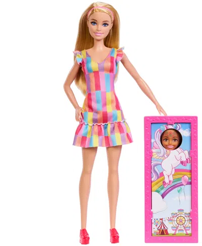 Barbie Day At The Fair Toy Playset With Face Paint And Photo Stand 2 Dolls And Accessories In Multi