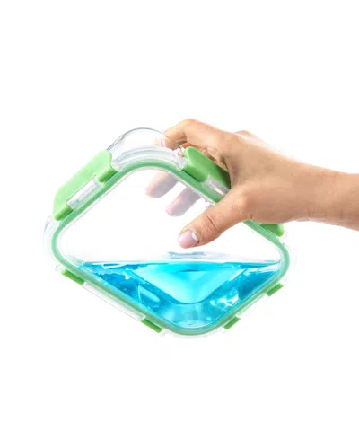 Joyjolt 24-pc. Glass Storage Containers With Lids In Green