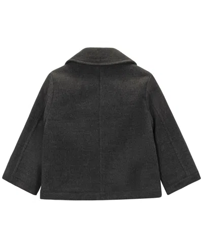 S Rothschild & Co Baby Boys Double-breasted Peacoat In Black