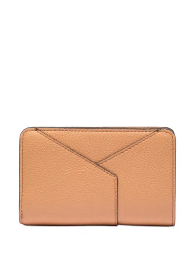 Lancel Enveloppe Rectangular Wallet In Brown