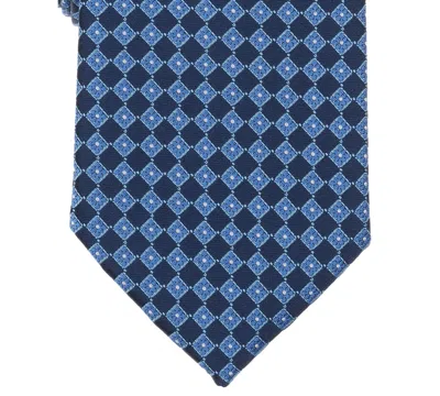 Club Room Men's Hudson Neat Pattern Tie, Macy's Exclusive In Blue