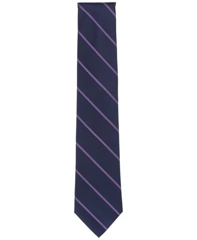 Michael Kors Men's Classic Pitkin Stripe Tie In Blue