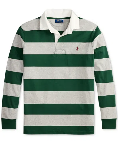 Polo Ralph Lauren Striped Pattern Long Sleeve Polo Shirt In Multi