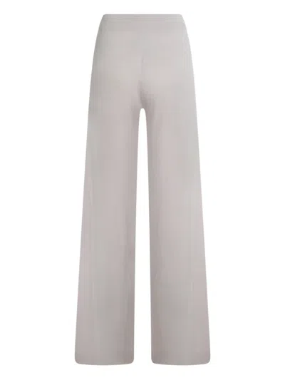 Allude Trousers Blacks And Greys In Neutral