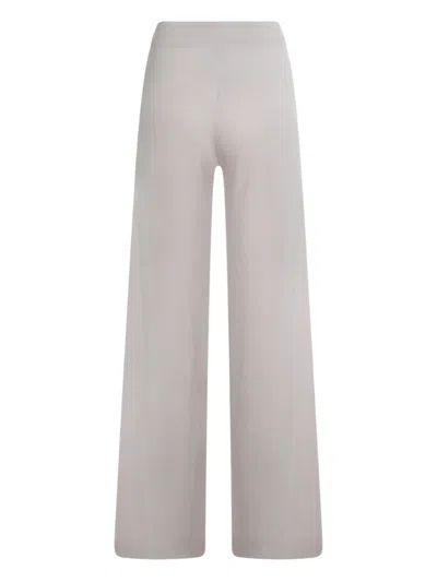 Allude Trousers Blacks And Greys In Neutral