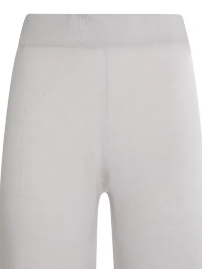 Allude Trousers Blacks And Greys In Neutral