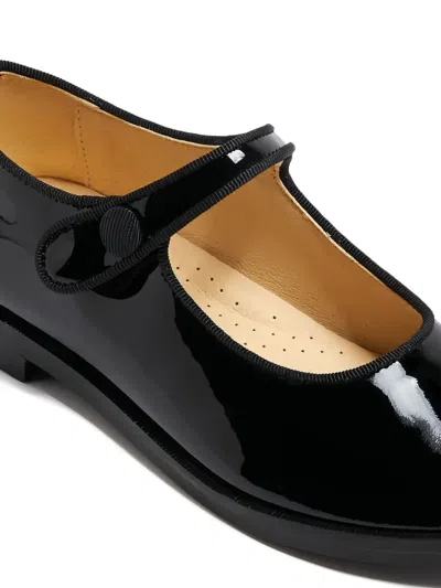 漆皮芭蕾平底鞋