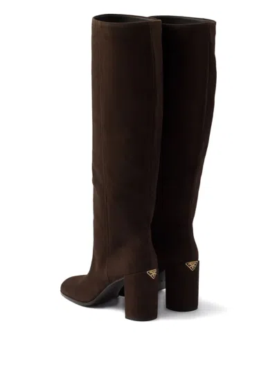 Prada Classic Knee-high Boots In Multi