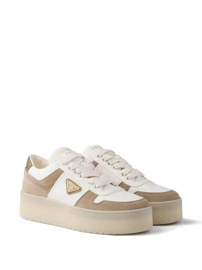 Prada Downtown Low-top Platform Sneakers In Multi