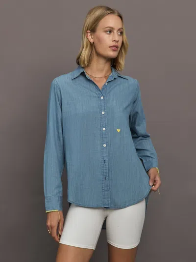 Kerri Rosenthal Mia Shirt Love In Blue