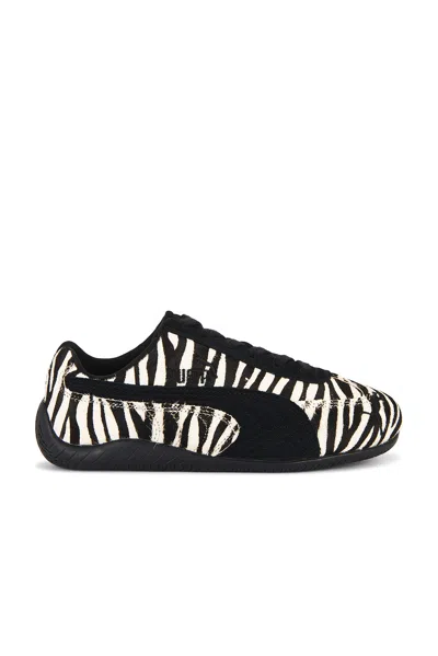 Puma Womens Zebra Pony Warm White Pu Speedcat Og Suede Low-top Trainers In Multi