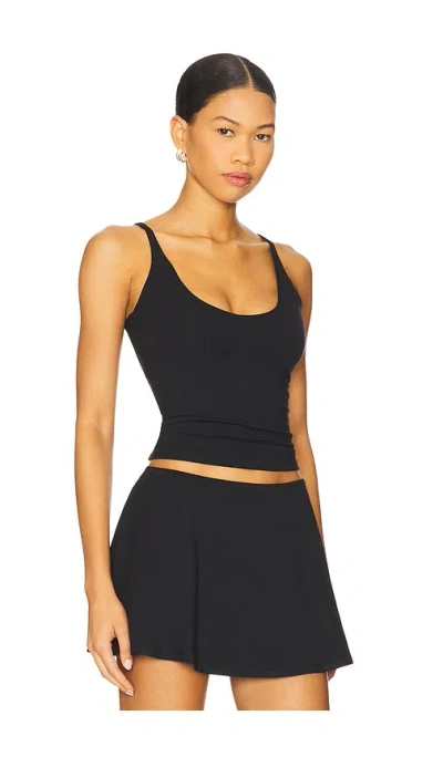 Skims Womens Smooth Layers Stretch-modal Cami Top Obsidian Xl In Black