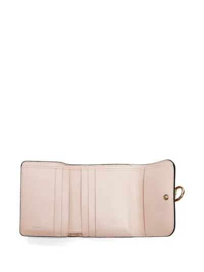 Pre-owned Chloé 2020s Alphabet Wallet In Pink