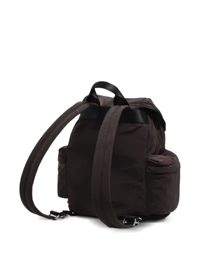 Bimba Y Lola Large Drawstring Buckle Backpack In Brown