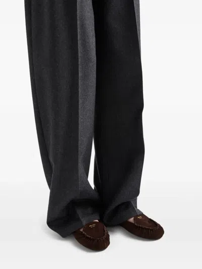 Prada Suede Loafers In Multi