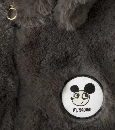 Mini Rodini Patch-appliqué Jacket In Gray