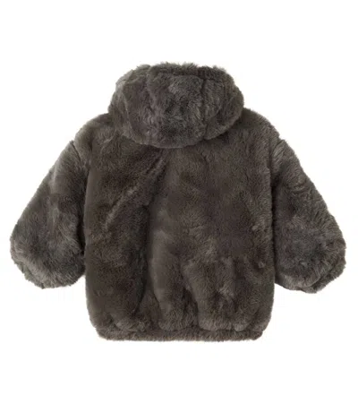 Mini Rodini Patch-appliqué Jacket In Gray