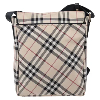 Pre-owned Burberry Nova Check Beige Nylon Shoulder Bag ()