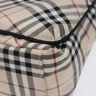Pre-owned Burberry Nova Check Beige Nylon Shoulder Bag ()