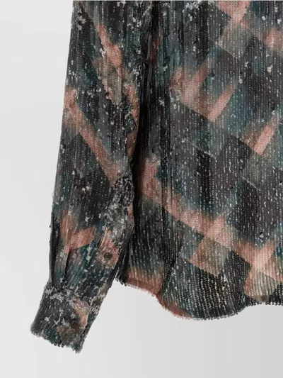 Dries Van Noten Chowy Emb Shirt In Black