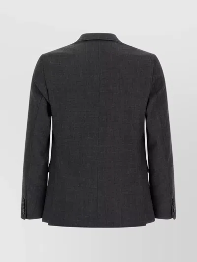 Pal Zileri Single-breasted Suit Jacket Featuring Flap Pockets In Black