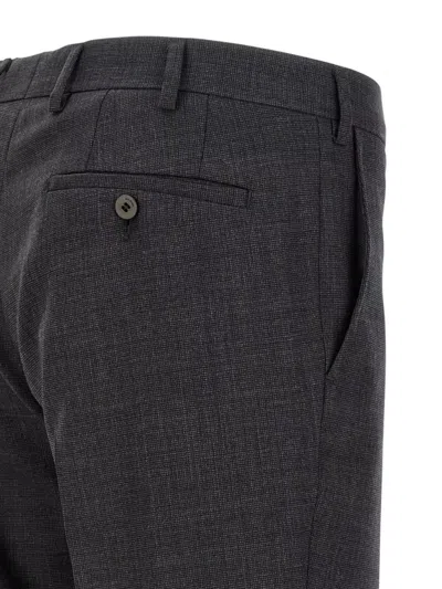 Pal Zileri Single-breasted Suit Jacket Featuring Flap Pockets In Black