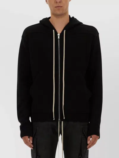 Rick Owens Classic Flight Leather Bomber In Black