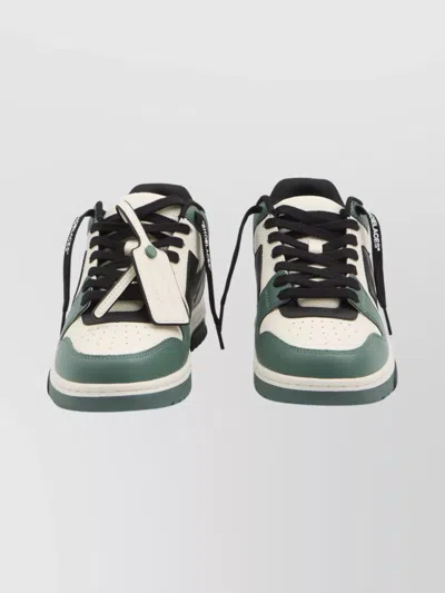 Off-white Out Of Office Sneakers In Green