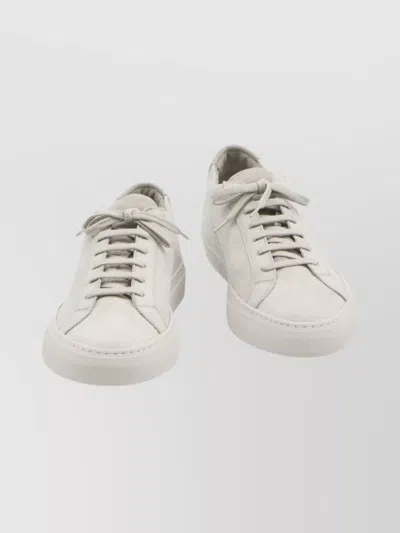 Common Projects Achilles Sneakers In Light Grey Nubuck In Gray