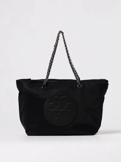 Tory Burch Ella Chain Small Crossbody In Black