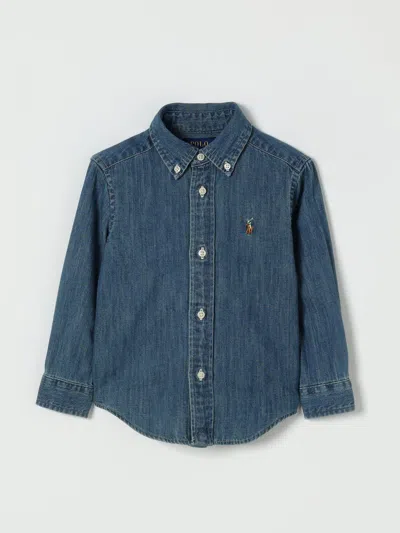 Polo Ralph Lauren Denim Shirt In Blue