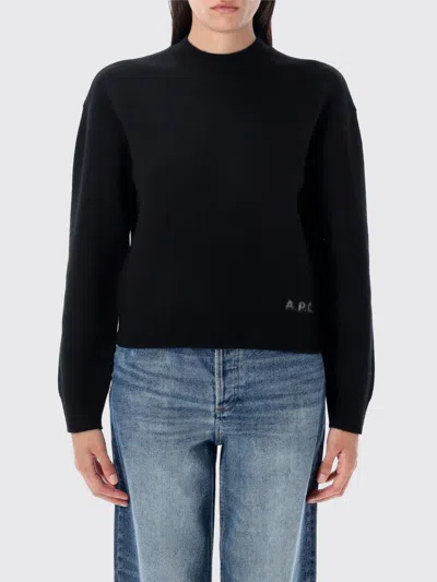 Apc A.p.c. Esther Knit Crew Neck In Black