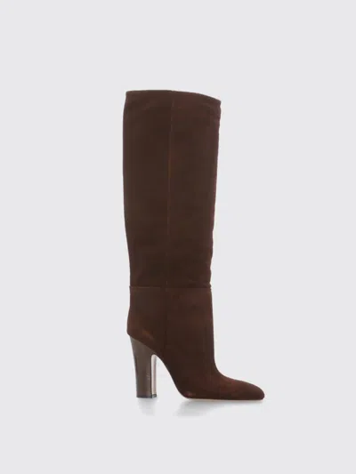 Paris Texas Lavinia 100 Suede Knee-high Boots In Brown