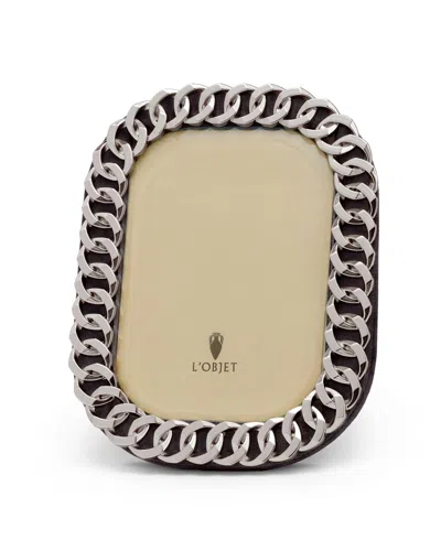 L'objet Cuban Link P Frame 5x7 In Multi