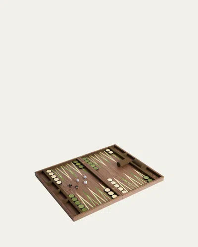 L'objet Fortuny Backgammon Set In Brown