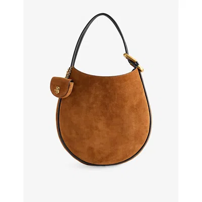 Marc Jacobs The Crescent Large Dual Hobo Bag In Suede In Pattern