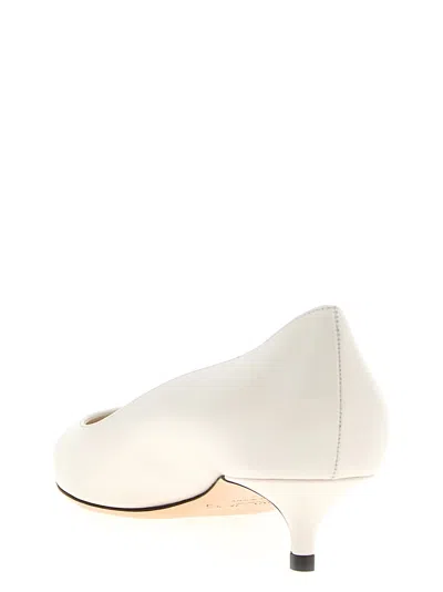 Jimmy Choo Amelia Leather Kitten-heel Pumps In Neutral